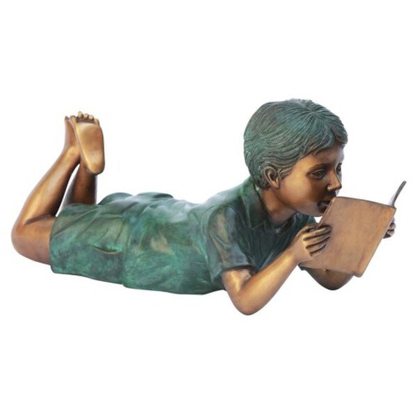 Shop for Reading a Book Bronze Sculpture. Perfect for avid readers and literary enthusiasts